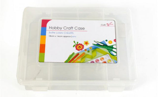 HOBBY CRAFT CASE 24 COMPARTMENT STORAGE BOX 20CM X 13CM. ST2025A